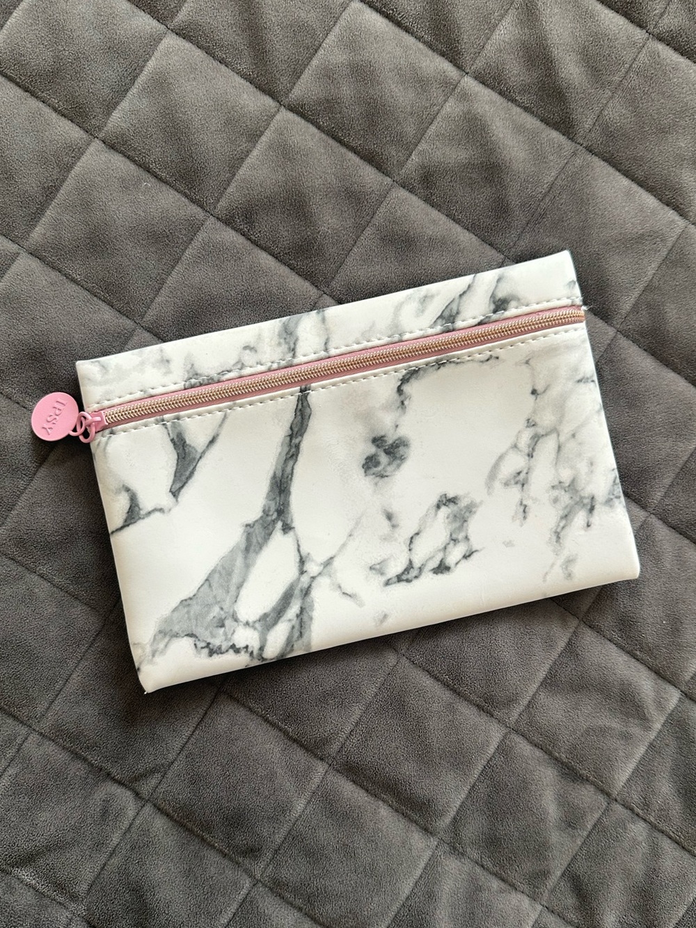 New! Ipsy Marble Print Cosmetic bag